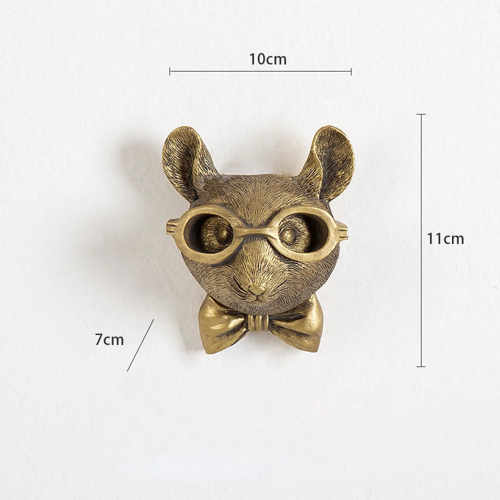 Animal Head Wall Storage decorative Hook