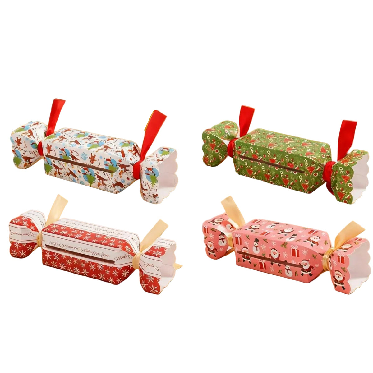 4pcs Christmas Money Pull Box
