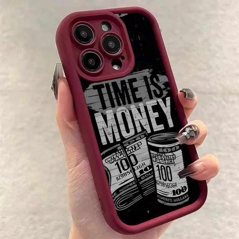Time is money Phone Case For iPhone 11,12,13,14,15,16,17