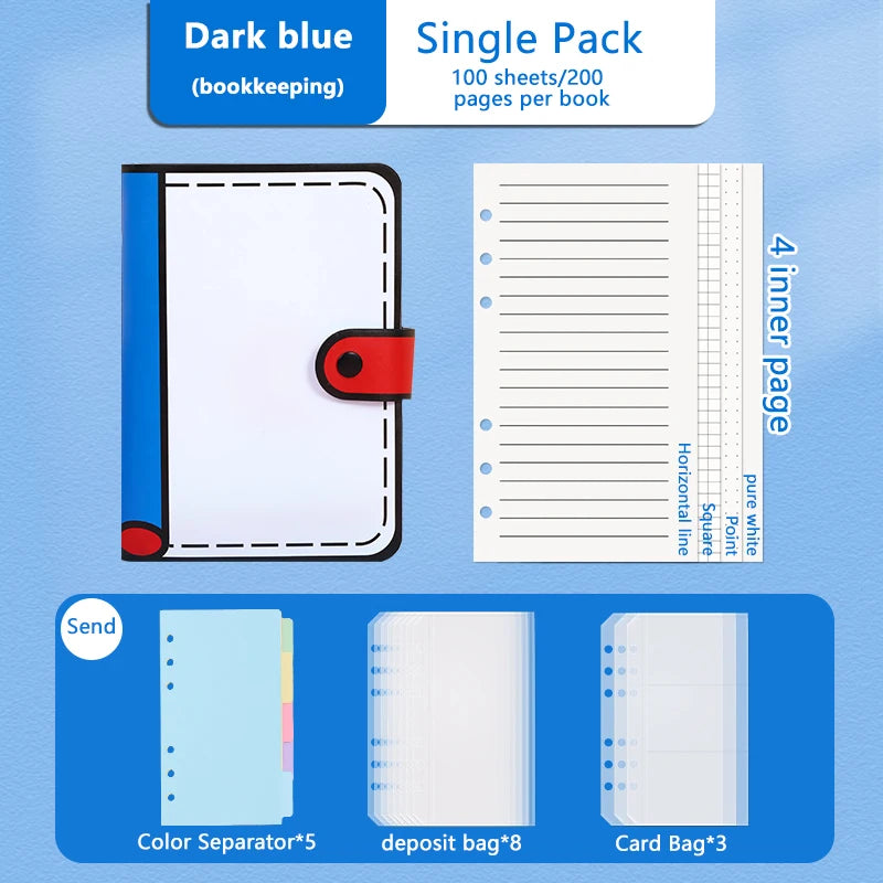 2d color design journal binder