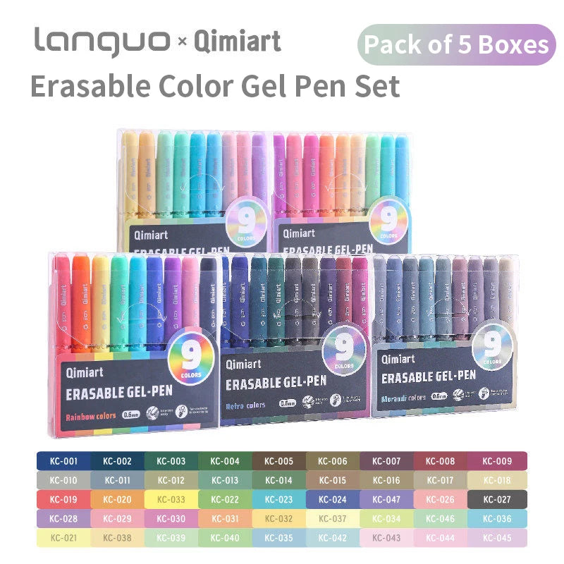 Erasable Rotary Retractable Gel Pens