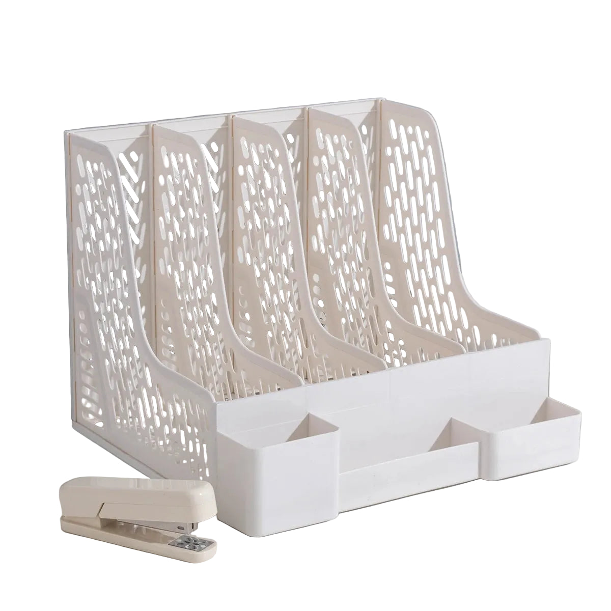 Four-Part File Frame with Pen Holder organizer