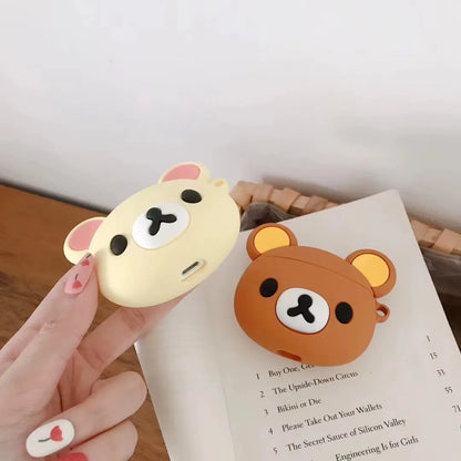 Cartoon bear AirPods case