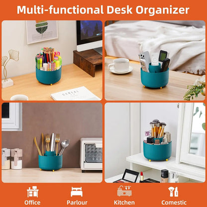 360-Degree Rotating Multi-Purpose Desk Organizer