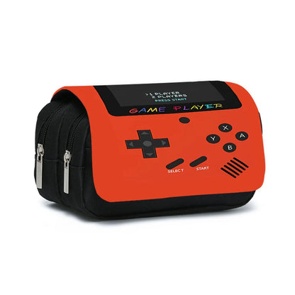 Games Console Double Layered Flip Pencil Case