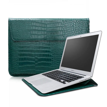 PU Croc Leather laptop Case Bag
