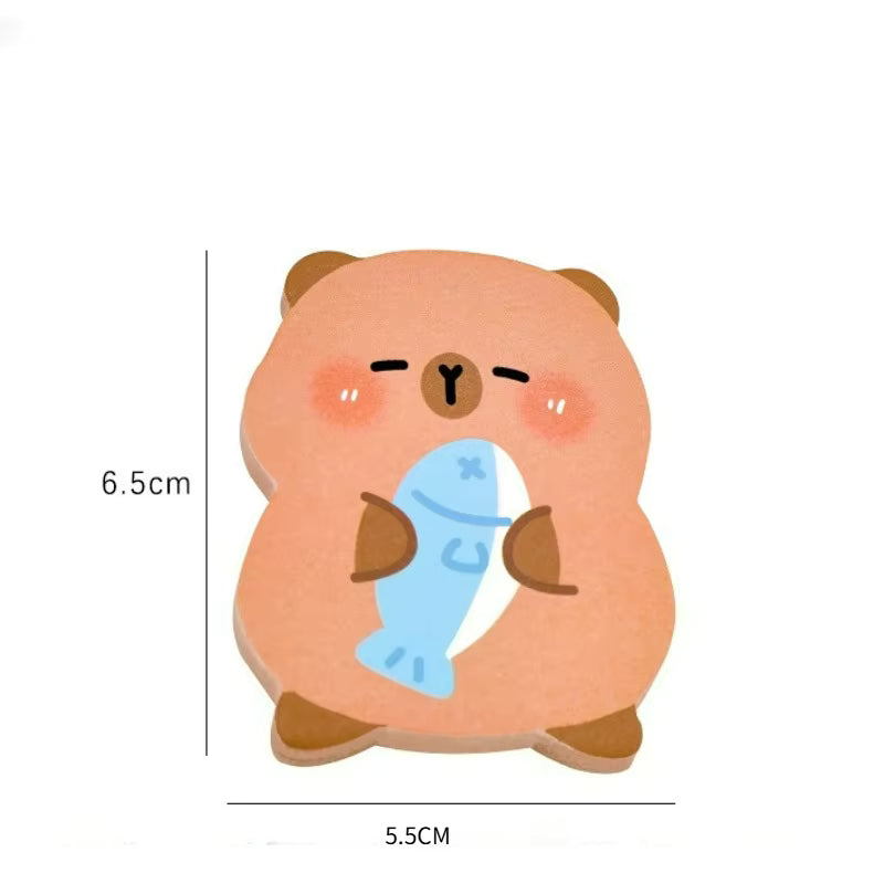 60sheets capybara sticky notes