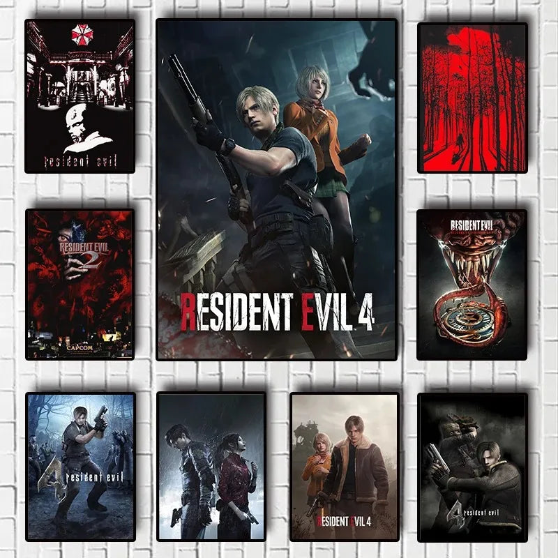 Resident-Evil Game Poster Canvas print
