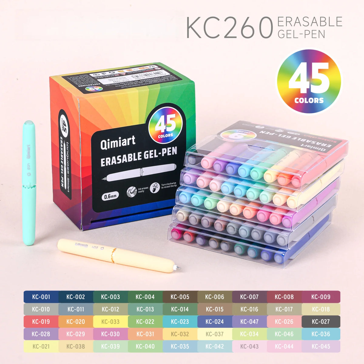 Erasable Rotary Retractable Gel Pens