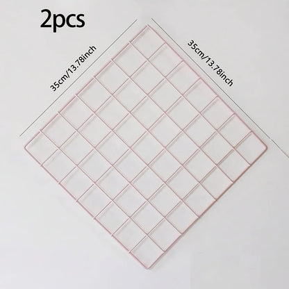 2pcs - Metal photo wall grid panel