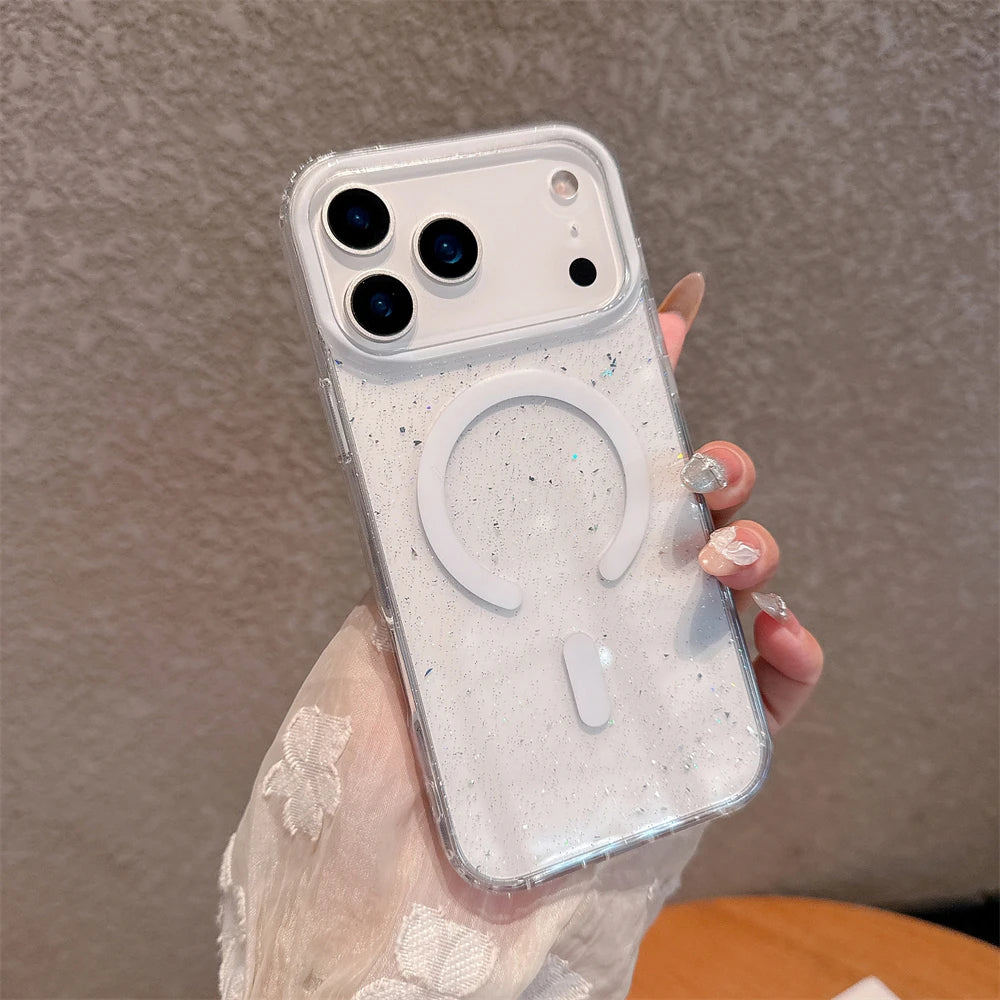 Jelly Glitter Case For iPhone
