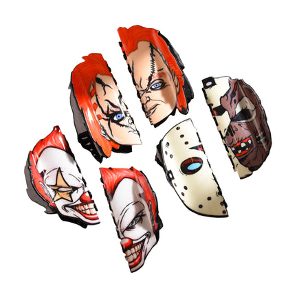 Double sided horror characters hair claw clips