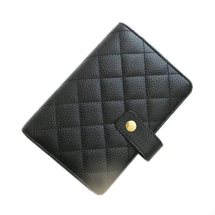 A7 pu quilted Leather journal
