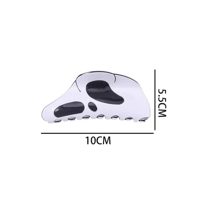 Ghostface/jason mask hair claw clip
