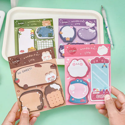 Kawaii Cartoon Sticky Notes Memo Pad