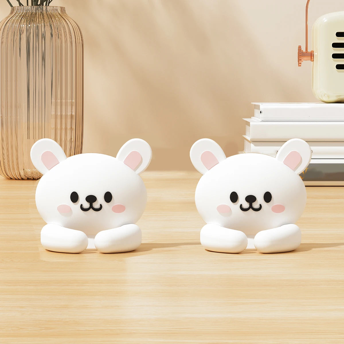 2/3pcs Cute Cartoon Desktop Cable Organizers