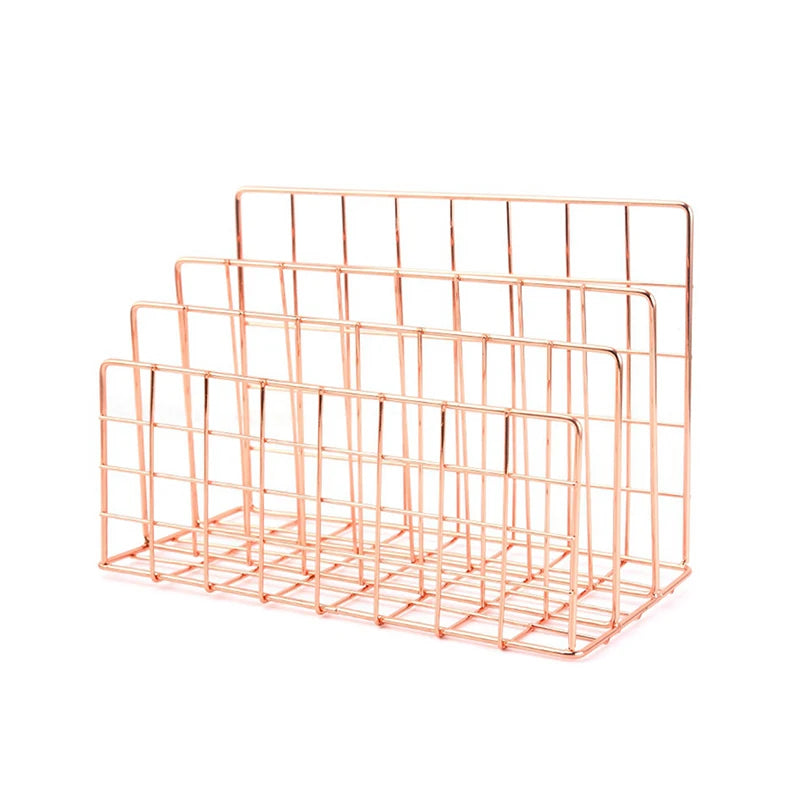 Minimalist Iron magazine Storage Rack