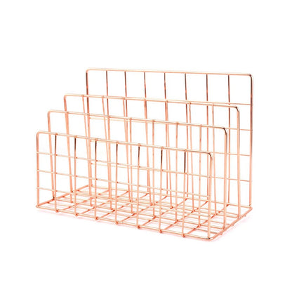 Minimalist Iron magazine Storage Rack