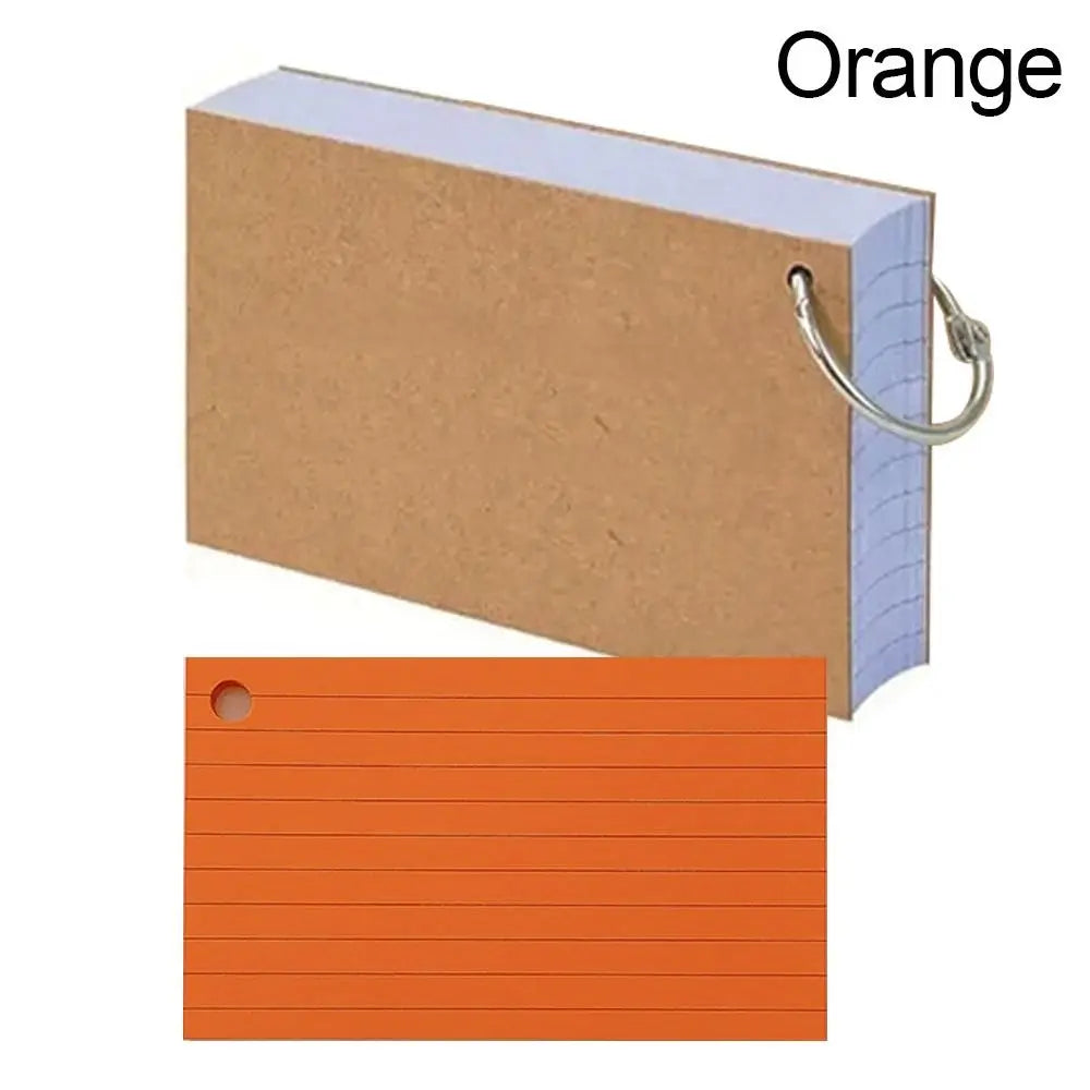 50Pcs Memo Book Loose-Leaf Index Cards