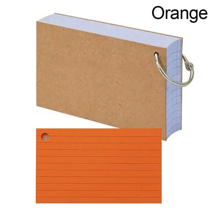 50Pcs Memo Book Loose-Leaf Index Cards