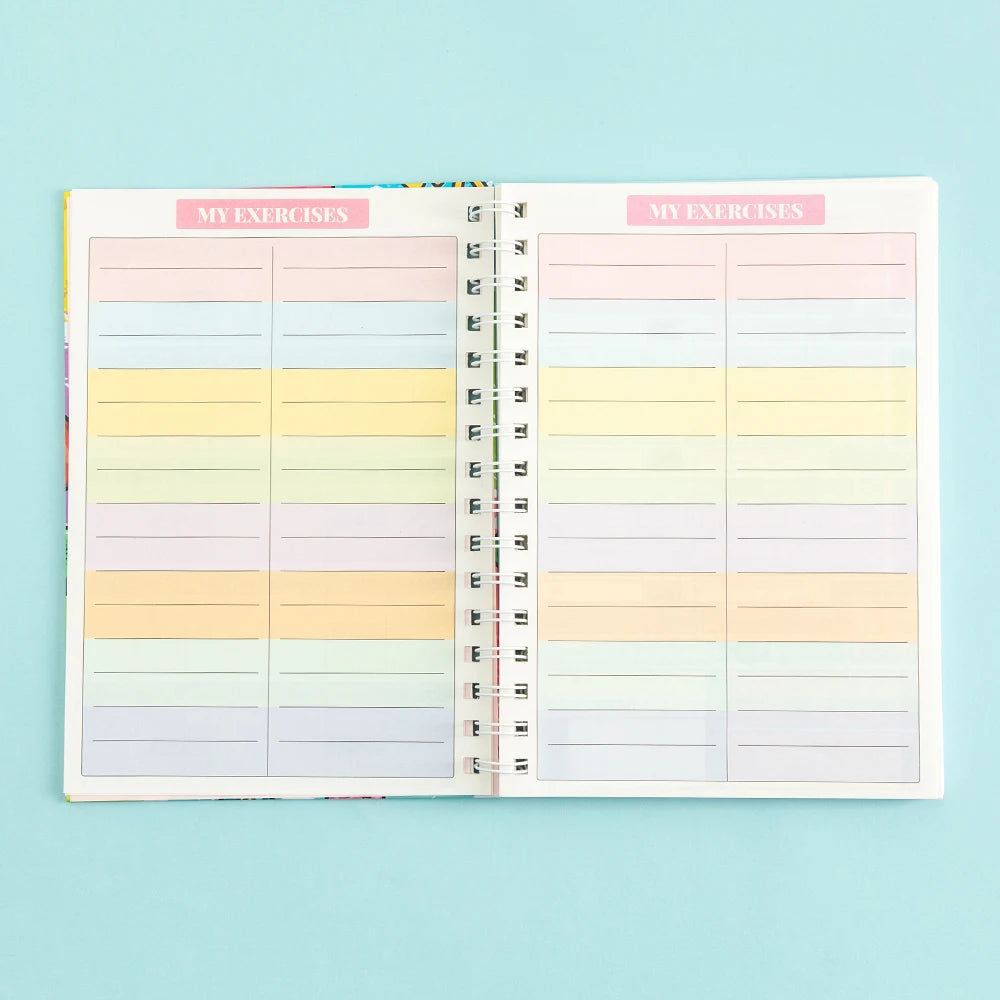 72 page Weight Loss Planner With Stickers