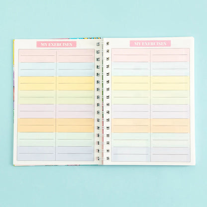 72 page Weight Loss Planner With Stickers