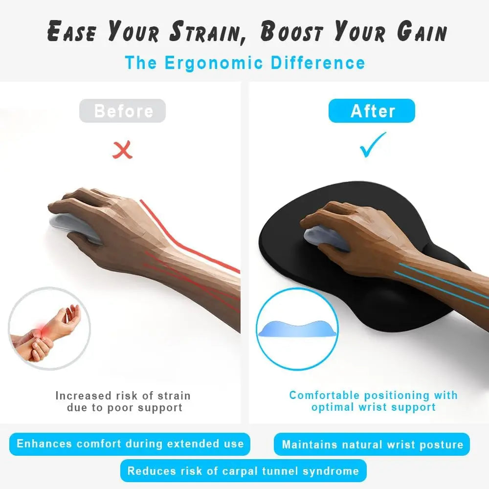 Gel Wrist Rest Mouse Pad