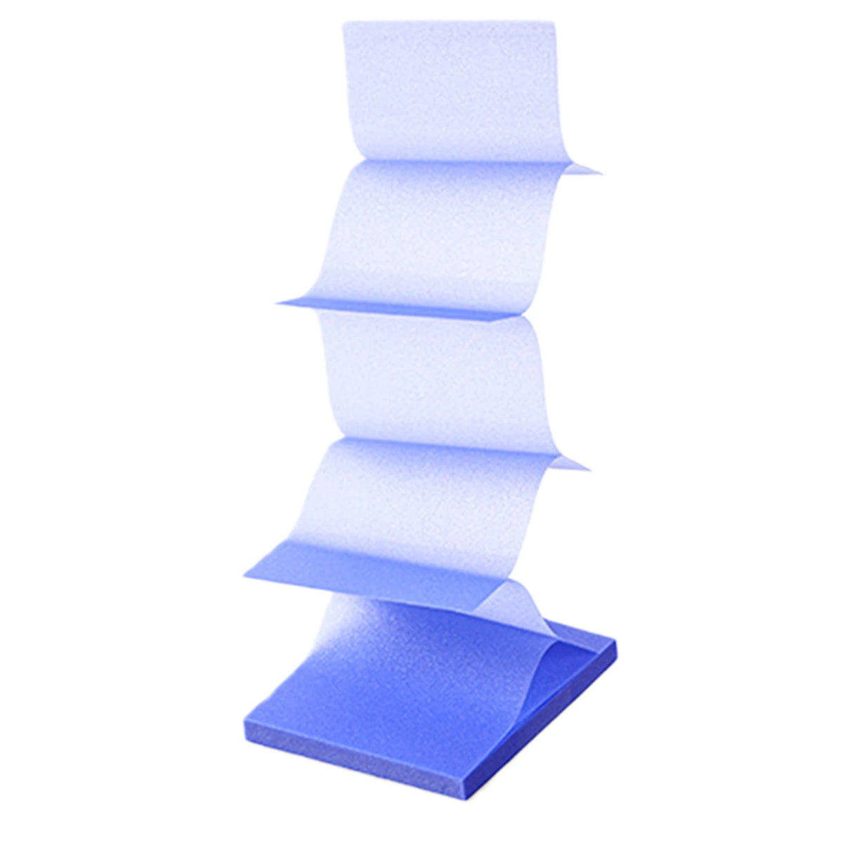 80 Sheets Clear colored shimmer Sticky Notes