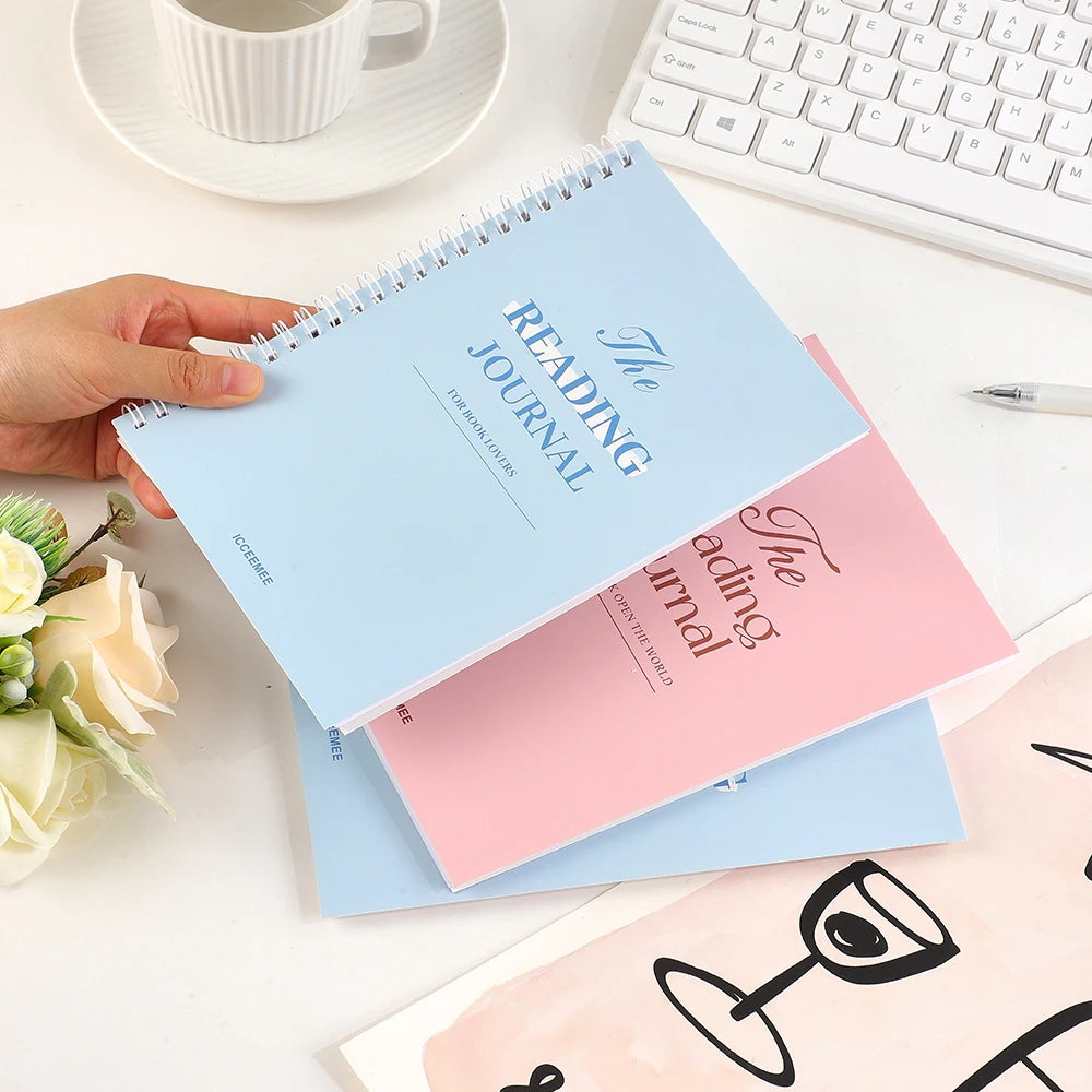 112 Page Reading Log notebook
