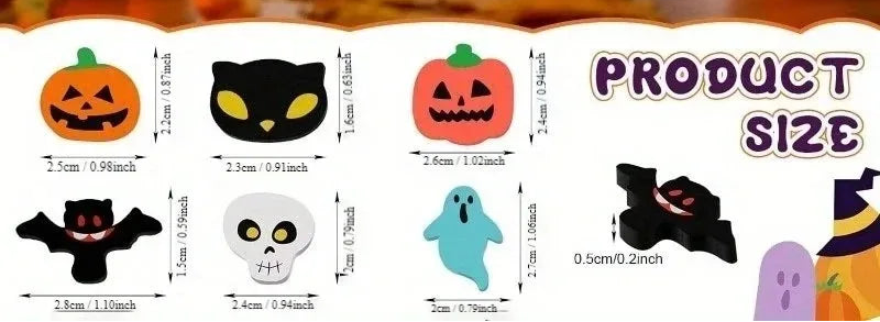 Halloween themed Erasers