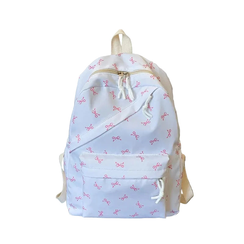Bow Print Backpack