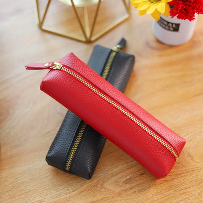 Genuine Leather Pencil Case Holder