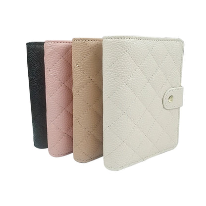 A7 pu quilted Leather journal