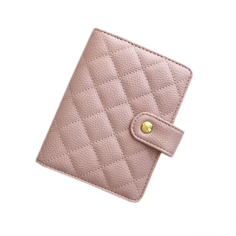 A7 pu quilted Leather journal