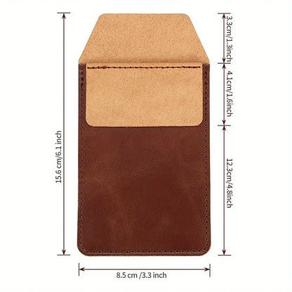 1PC Pocket Protector Leather Pen Pouch Holder