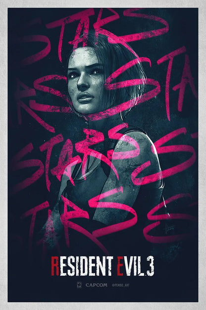 Resident-Evil Game Poster Canvas print