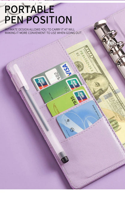 A6 Gingham Check PU Leather journal