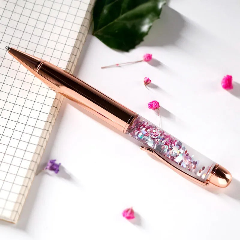 Glitter crystal colored Pen
