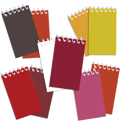 Mini Spiral colored Pocket memo pads