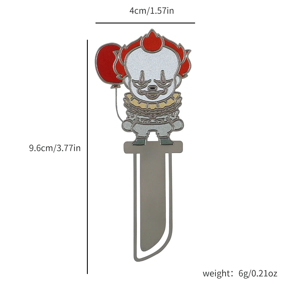 Horror movie villains bookmarks