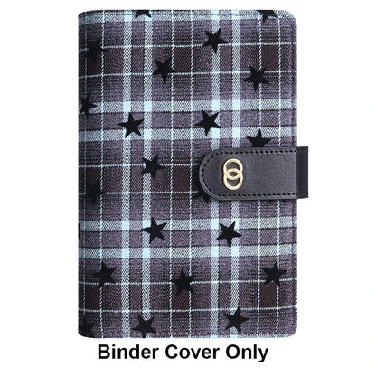 Star Grid Plaid A6 Binder