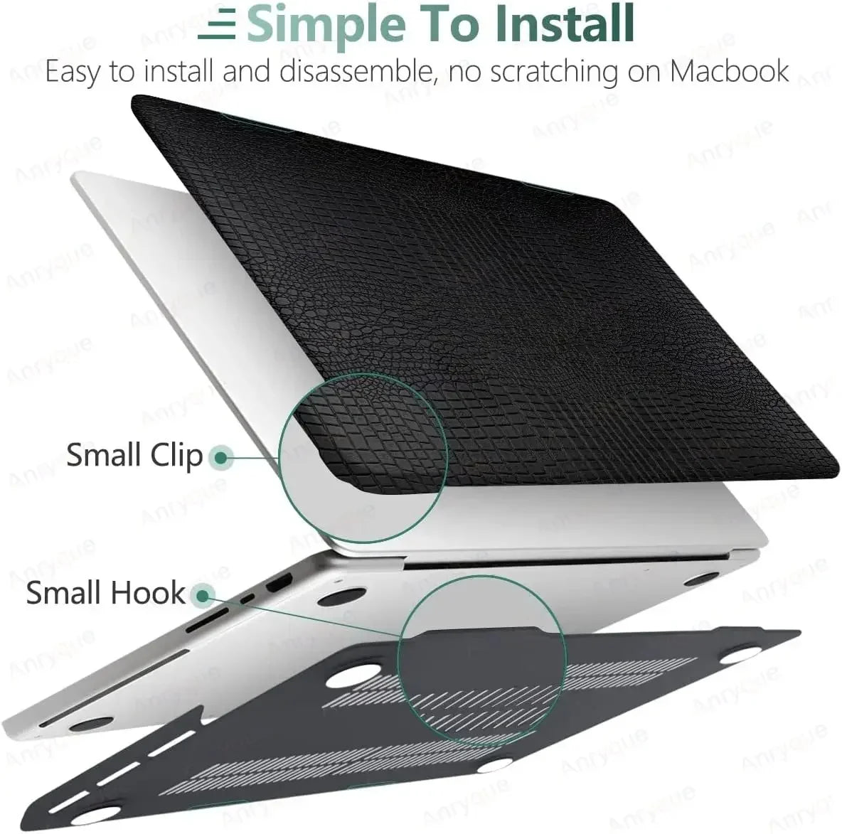 Textured Laptop Case cover for Apple MacBook