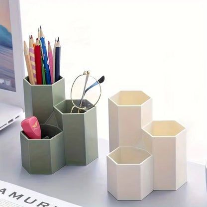Three-grid Pen Holder