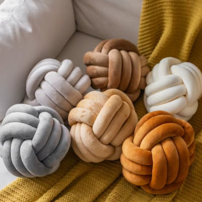 Decorative Throw Knot Pillow Ball
