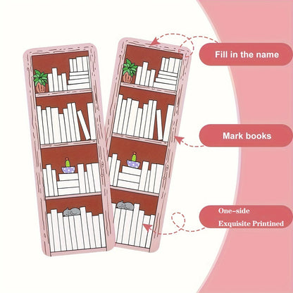 20/50 Pcs Bookshelf Design Bookmark