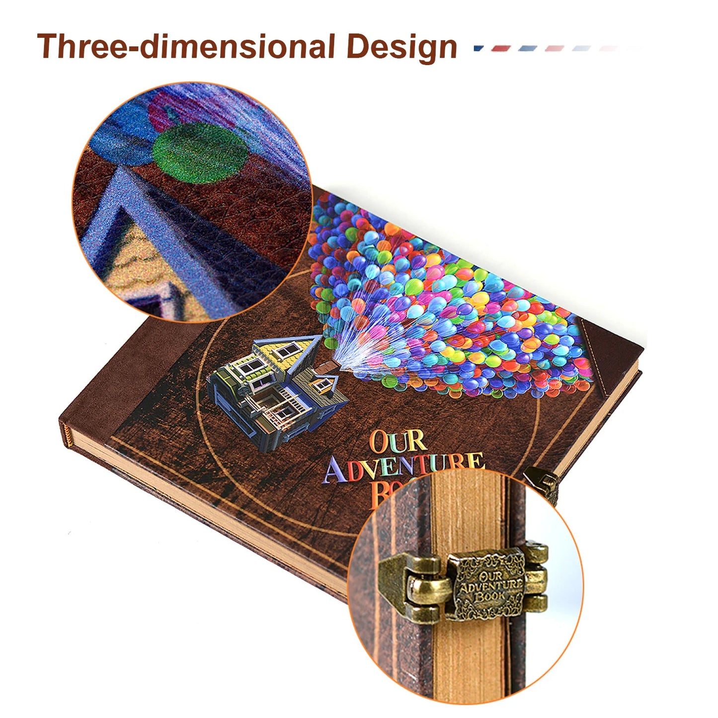 146 Page Photo Album Scrapbook -Our Adventure Book