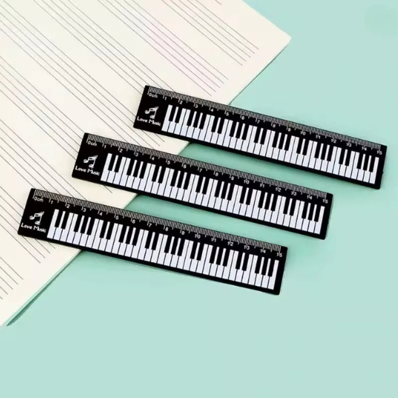 1pcs Creative piano keys Ruler