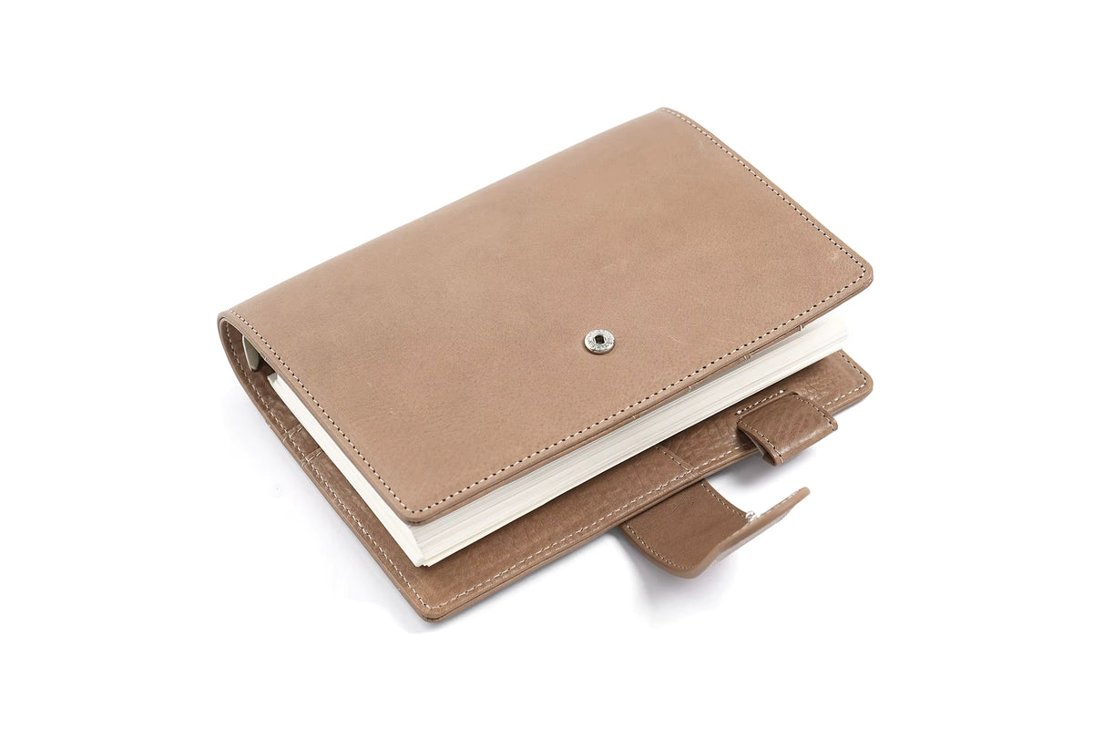 Moterm Personal Size Elite 25mm Rings Vegetable Tanned Leather Planner