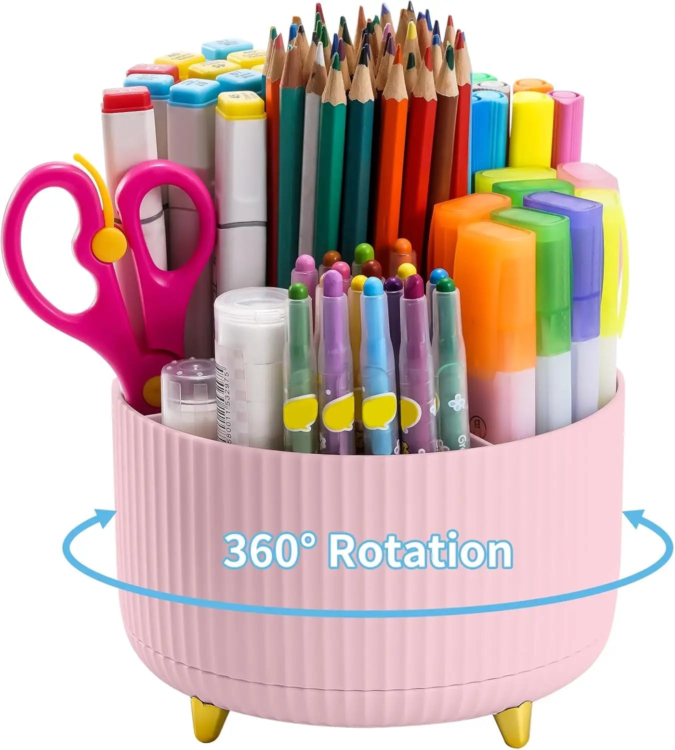 360-Degree Rotating Multi-Purpose Desk Organizer