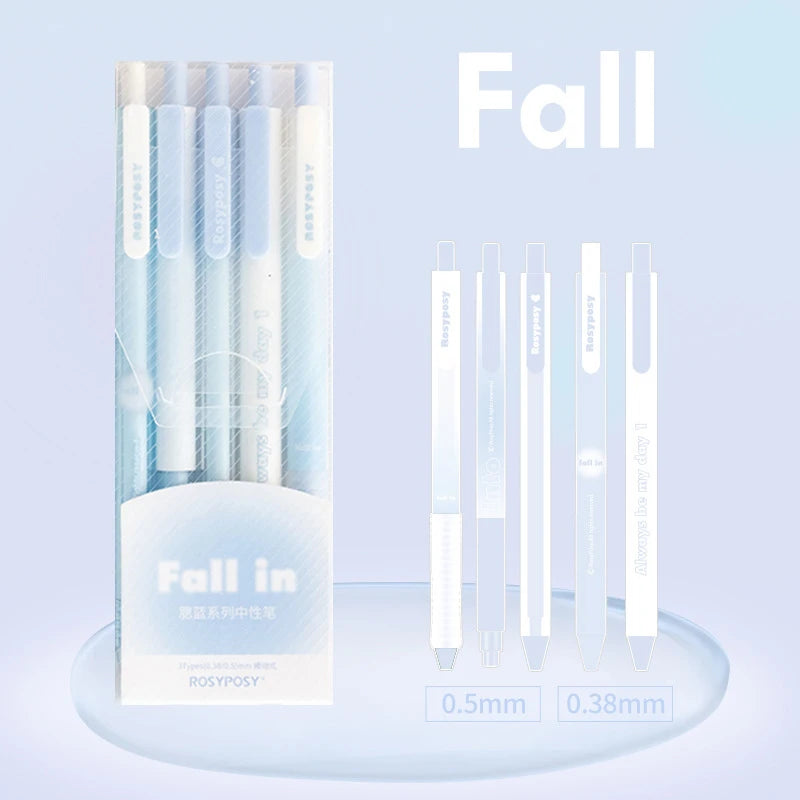 5Pcs/box Gradient Gel Pen Set